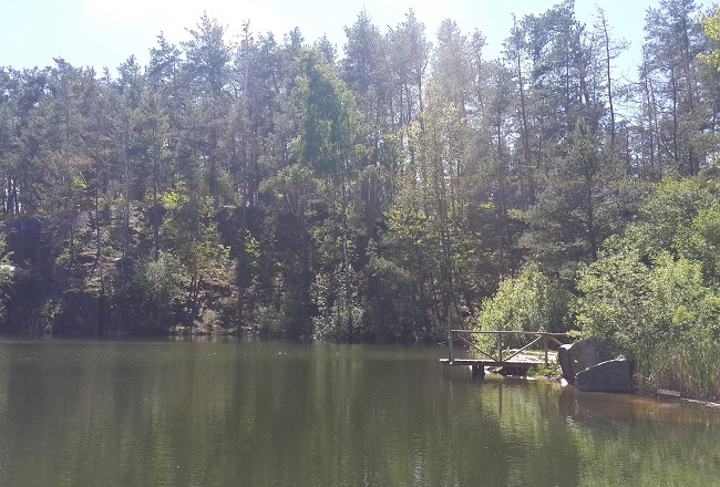 Гранитный каньон в Житомирской области